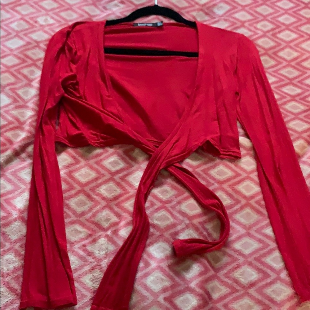Boohoo crop top